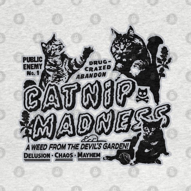 Copy of Catnip Madness Cute Kitten Funny Cat Pet Humor by masterpiecesai